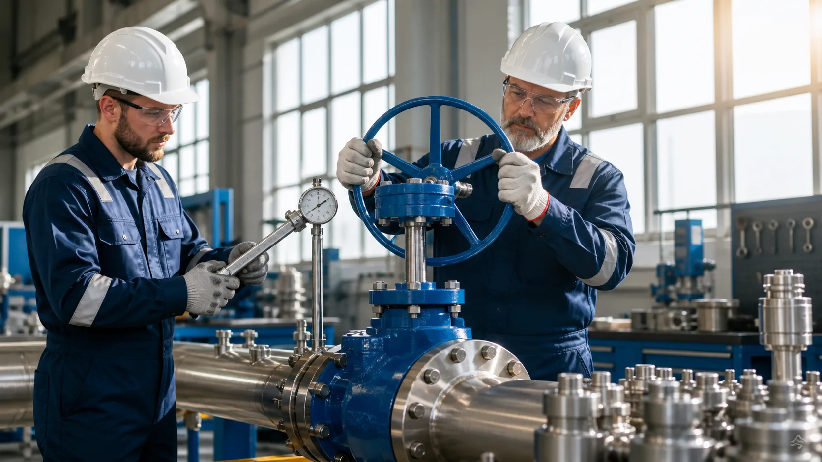Line Types Check Valve Dynatorque 90 Gear Operator Sizing for Manual Valve Control