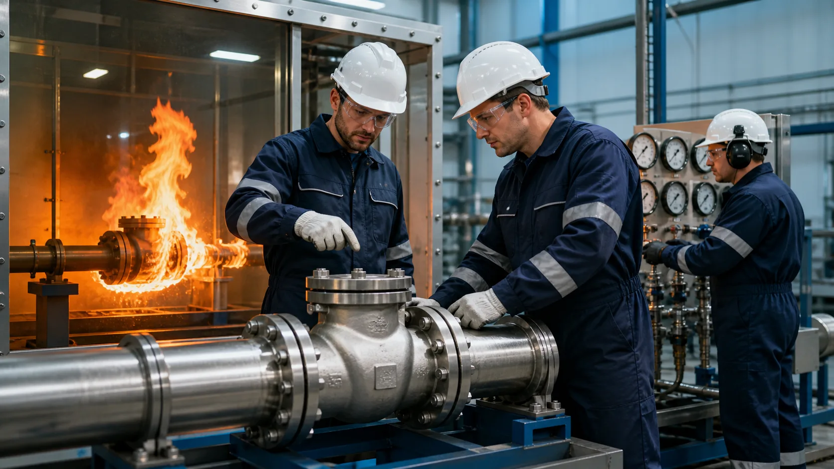 What Happens When Pipeline Check Valves Fail a Fire Test